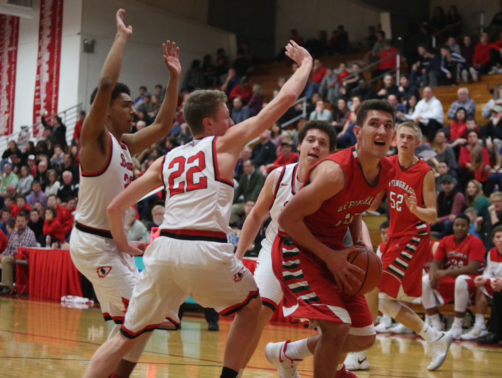First team — Landon Wolfe (Sr., G/F), Effingham
